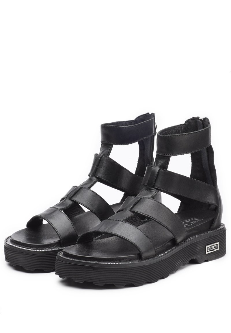 Cult Platform sandals nero/black Zalando