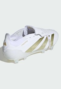 adidas Performance PREDATOR ELITE FT FG - Futbola apavi, cieta zeme - cloud white   gold metallic   cloud white