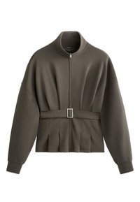 BELTED WITH SOFT-TOUCH  - Vesta na kopčanje - grey