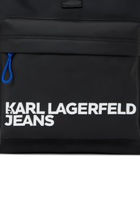 Karl Lagerfeld Jeans UTILITY COATED ROLL-TOP - Hátizsák - black