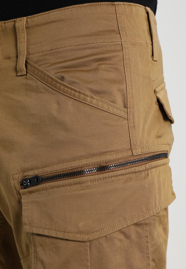 ROVIC ZIP 3D TAPERED - Cargo trousers - beige3