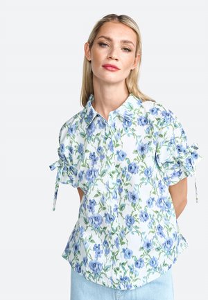 Rich & Royal Button-down blouse - palace blue