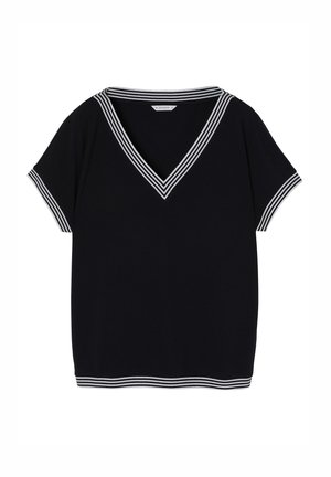 TATUUM KAJSALA - Print T-shirt - navy blue