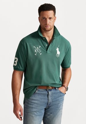BIG PONY MESH POLO SHIRT - Polo - washed forest