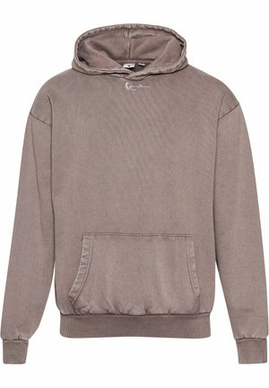 Karl Kani SMALL SIGNATURE OS HEAVY WASHED - Hættetrøje - grey