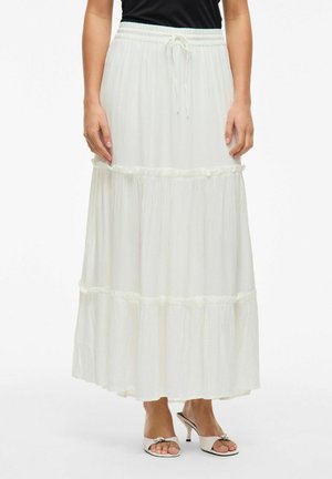 VILA VIMESA  - Maxi skirt - cloud dancer