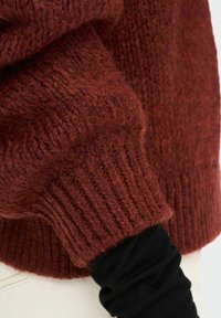 JDY JDYDINEA SOLID CARDIGAN  - Chaqueta de punto - burnt henna