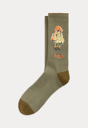 Polo Ralph Lauren, CREW SINGLE - Chaussettes - olive