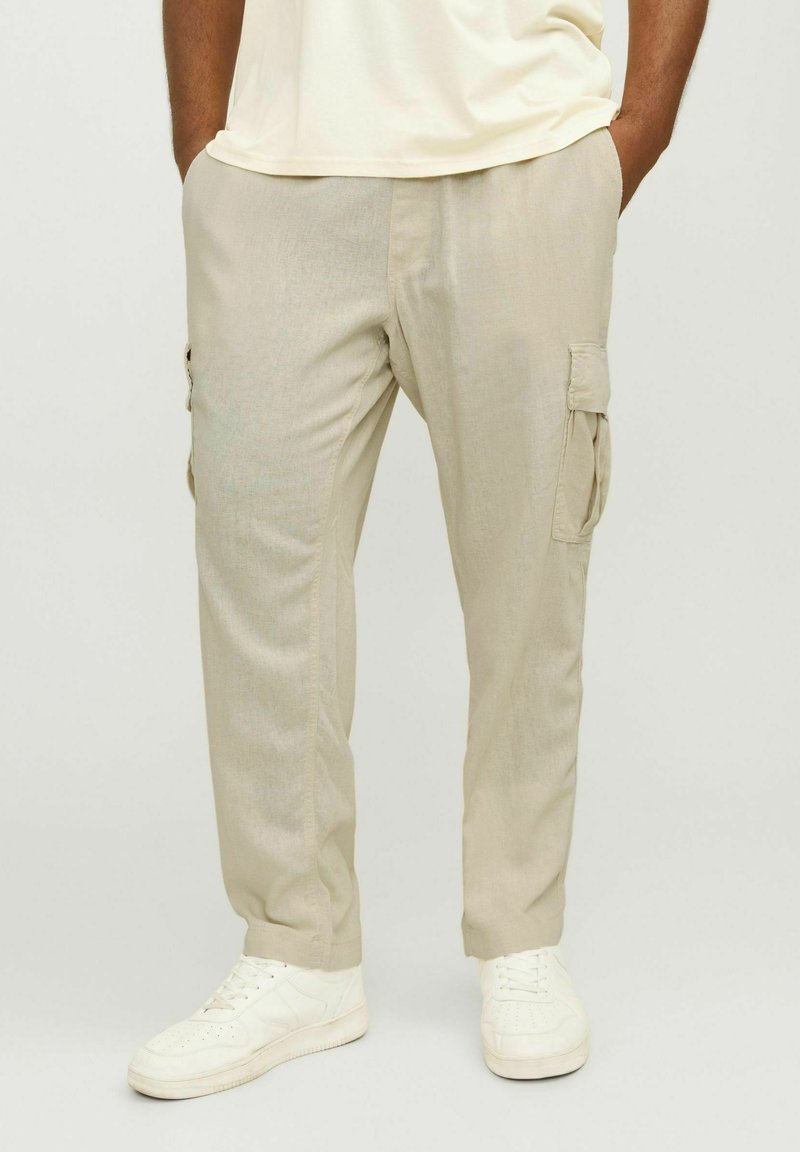 Jack & Jones Kareiviško stiliaus kelnės - summer sand