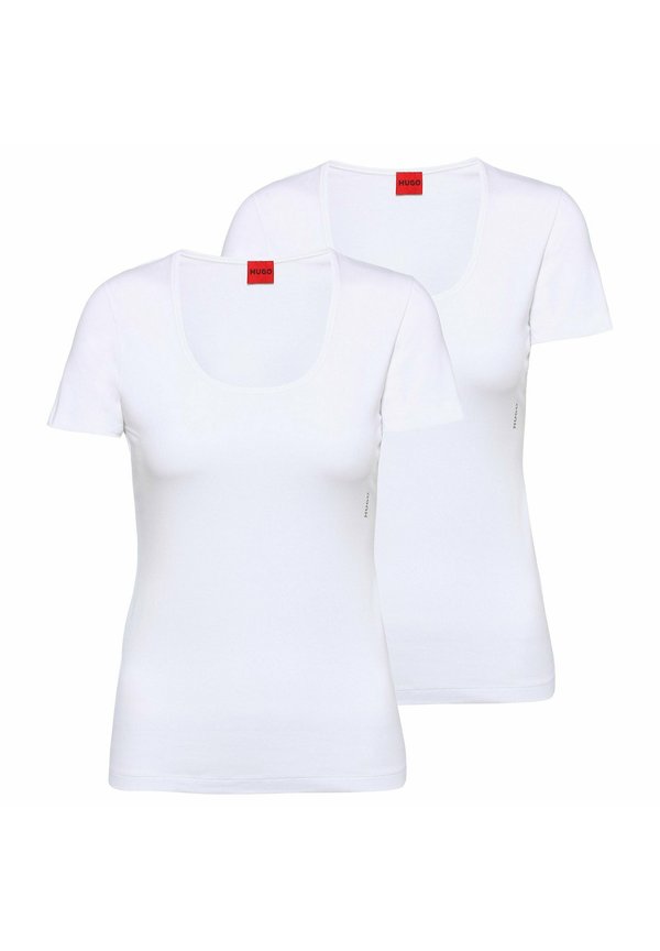 4ER PACK RUNDHALS - Basic T-shirt - schwarz weiß4