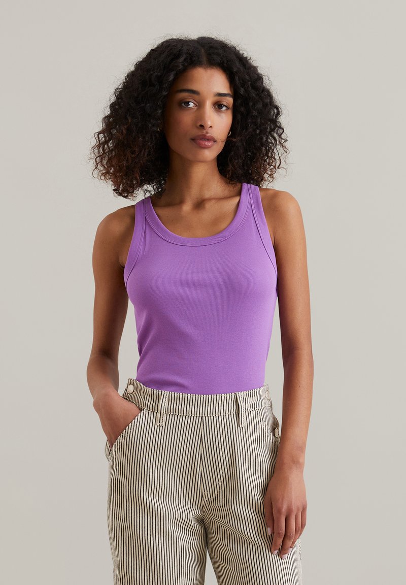 Marc O'Polo DENIM SLIM FIT - Topp - grand violet