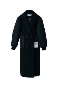 ADA CONTRAST - Klassisk kåpe / frakk - black