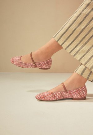 WIDE FIT FOREVER COMFORT MARY JANE - Balerini cu barete - pink white