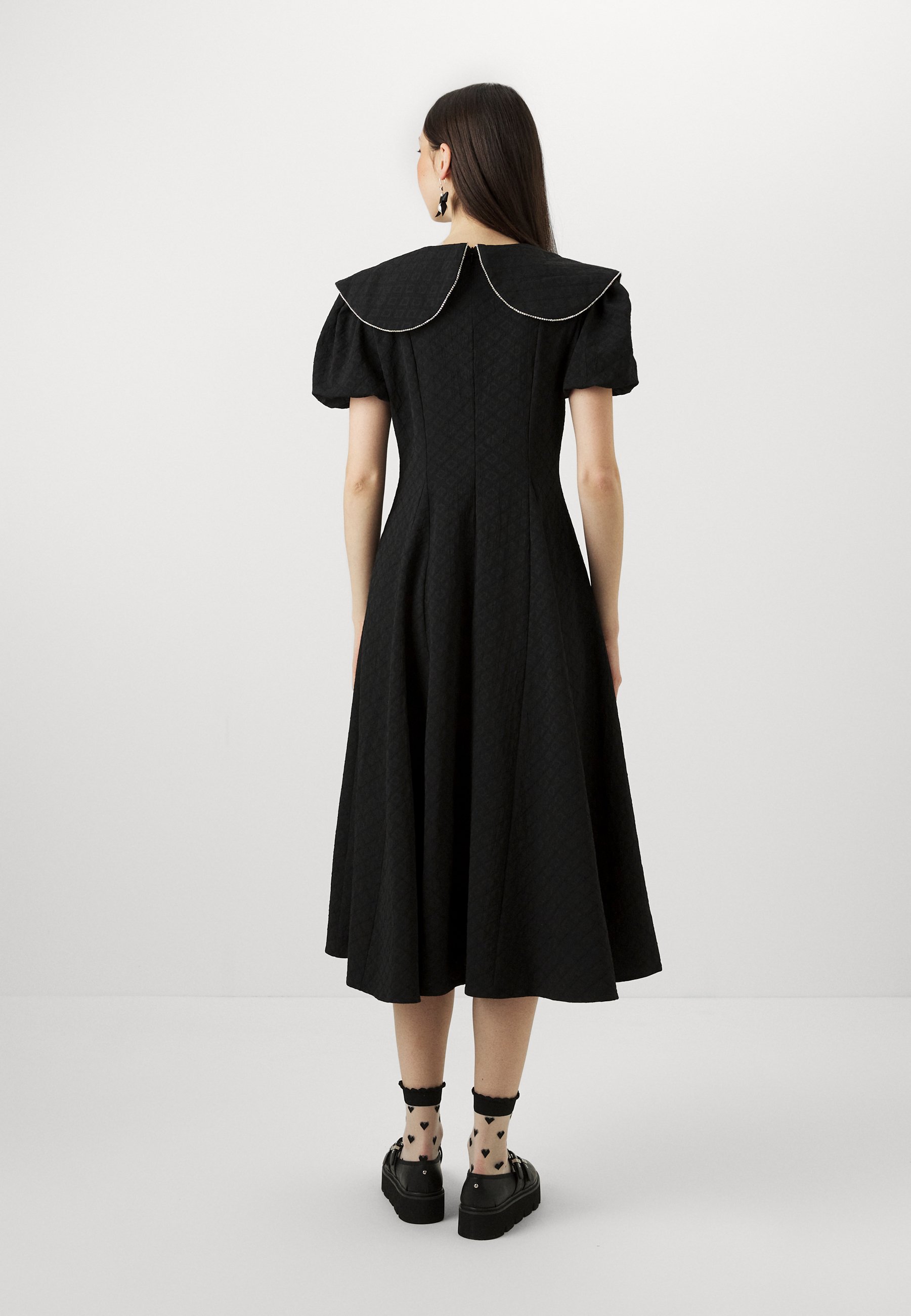 Sister Jane WINDWARD MIDI DRESS - Day dress - black
