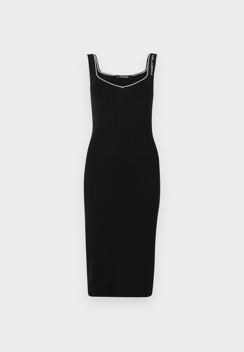 Karl Lagerfeld Gebreide jurk zwart