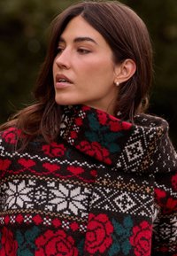 Next Sciarpa - chocolate brown fairisle