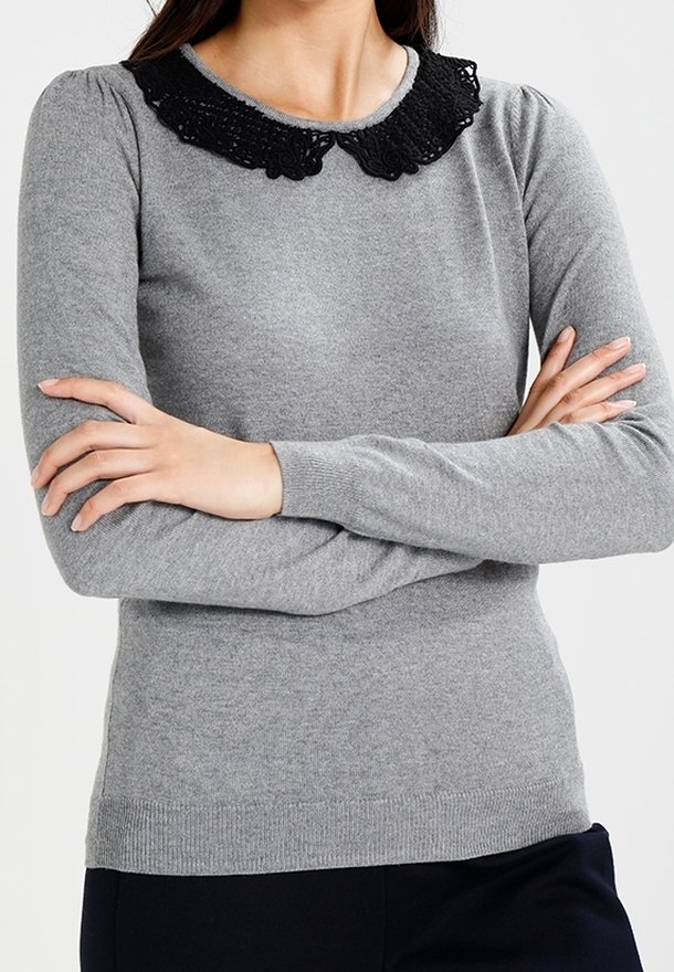 mint&berry Stickad tröja - grey