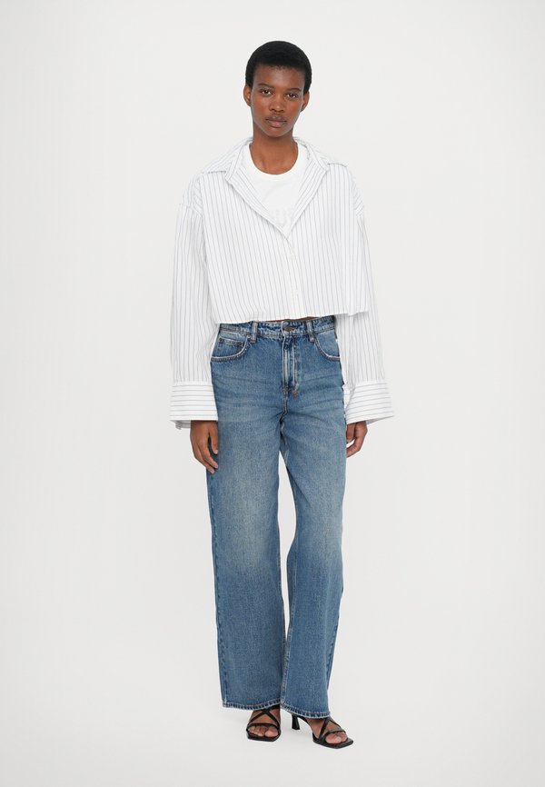 CROPPED ASTRA SHIRT - Button-down blouse - blu3