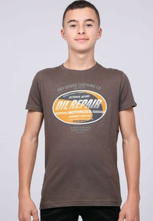 JOCTURNE - T-shirt imprimé - khaki