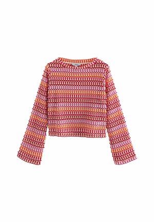 LONG SLEEVE - Svetrík - pink orange