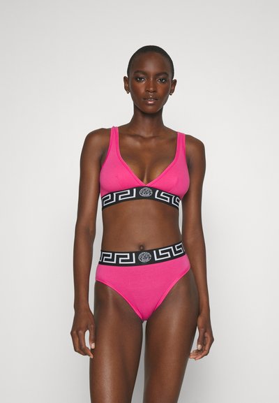 Versace UNDERWEAR TOPEKA STRETCH - Liemenėlė su trikampio formos kaušeliais - fuxia/black/white