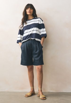 Next PACK OF 3 - T-shirt basique - pink khaki stripe