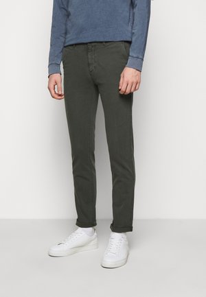 Pantalones chinos - dark green