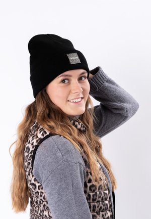 OCCULTO, OCCULTO MÜTZE 'ELI' UNISEX - Beanie - black-leo