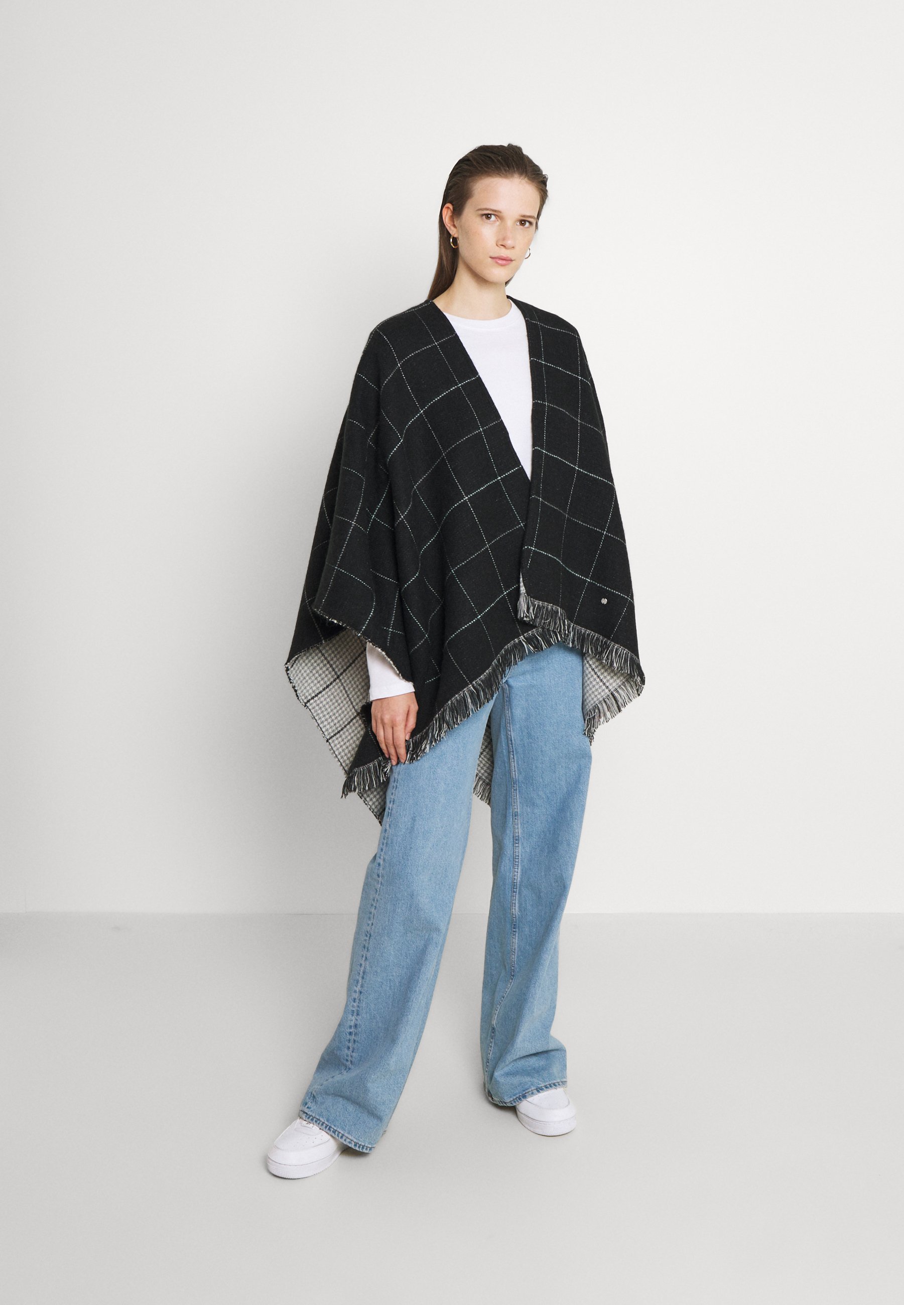 Women ONLTINA CHECK PONCHO - Cape Women ONLTINA CHECK PONCHO - Cape