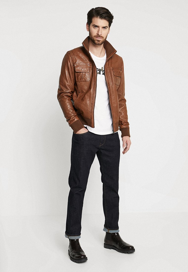 Serge Pariente DANY Skinnjakke cognac Zalando.no Serge Pariente DANY Skinnjakke cognac Zalando.no