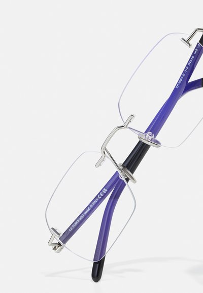 Tom Ford BLUE LIGHT UNISEX - Brýle s filtrem modrého světla - shiny palladium