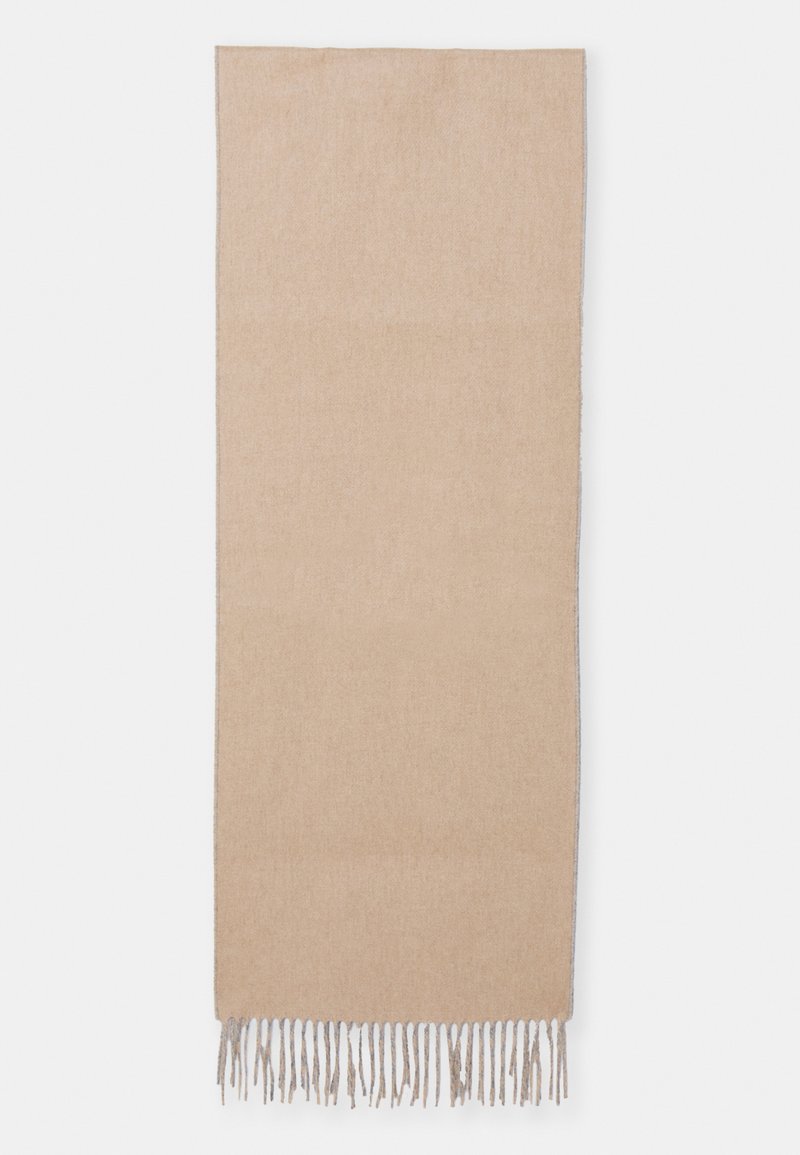 Johnstons of Elgin SCARF UNISEX - Huivi - camel/light grey