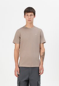 Hollister Co. ICON CREW - Paprasti marškinėliai - brown