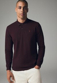 Next LONG SLEEVE  - REGULAR FIT - Polo majica - fig purple