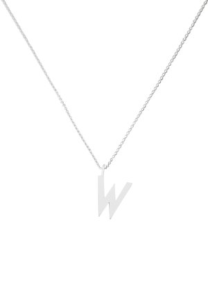 Design Letters HALSKETTE MIT GROSS INITIAL CHARM SILBER (A-Z) - Collier - silver coloured