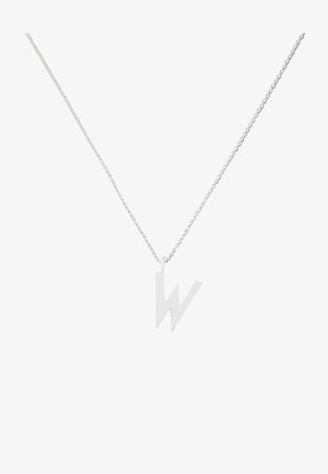 Design Letters HALSKETTE MIT GROSS INITIAL CHARM SILBER (A-Z) - Collier - silver coloured