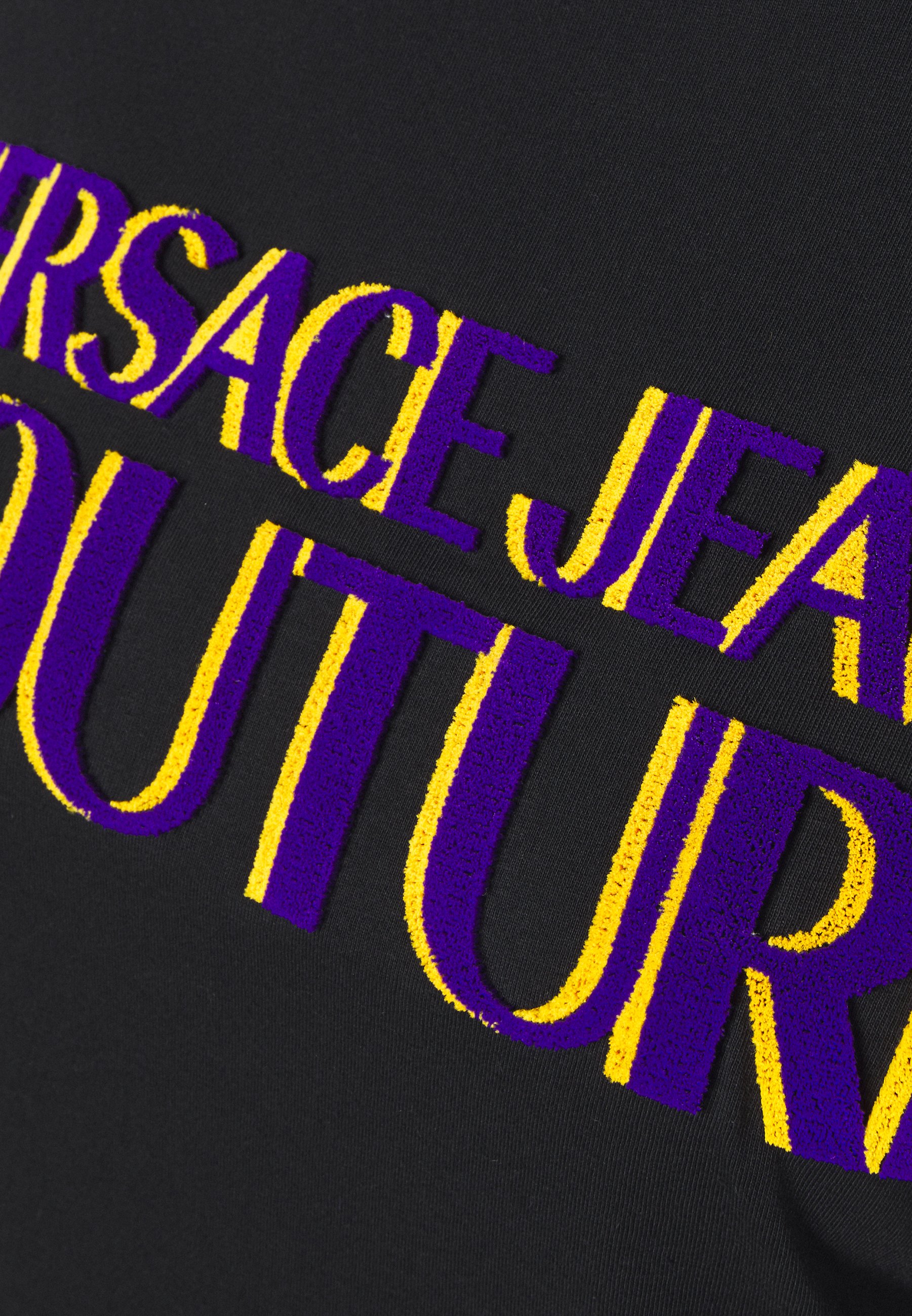 Versace Jeans Couture T shirts med print nero Zalando.no Versace Jeans Couture Shoppingveske purple Zalando.no
