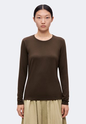 Weekend Max Mara, Блуза с дълги ръкави - dark brown