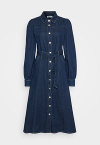 ONLKETTY LONG BELT DRESS - Obleka iz džinsa - dark blue denim