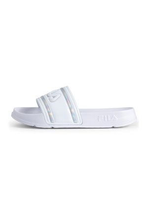 MORRO BAY LOGO - Ciabatte da mare - white iridescent