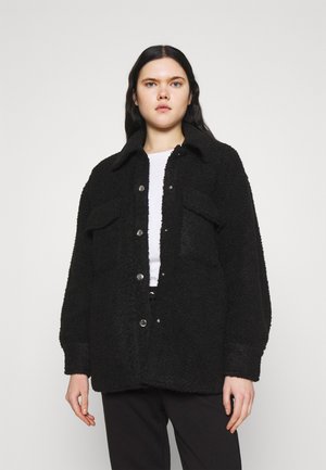 HAZEL SCALE UP - Short coat - black dark