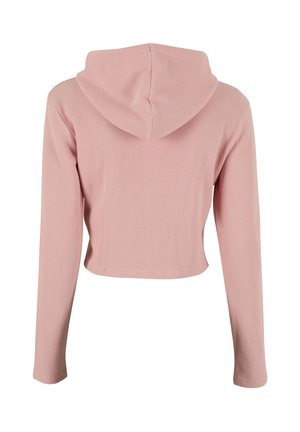 Karl Kani, SIGNATURE WAFFLE CROPPED ZIP HOODIE - Sweatjakke - rose