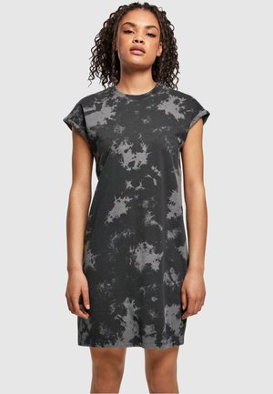 BLEACHED - Jersey dress - black/grey