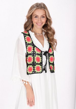 Vest - black multicolor