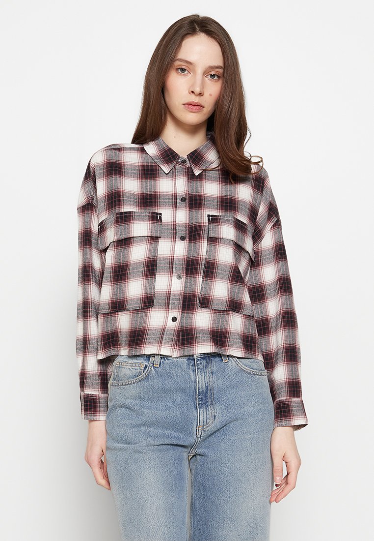 Abercrombie & Fitch Overhemdblouse rood Abercrombie & Fitch Overhemdblouse rood