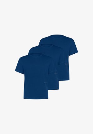 Sloggi 3ER PACK KURZARM - Unterhemd/-shirt - marine