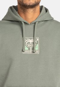 RVCA Jersey con capucha - mottled green