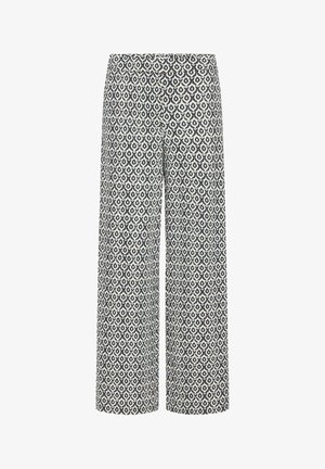 ICHI, IHKATE - Pantalon classique - total eclipse ikat tile aop