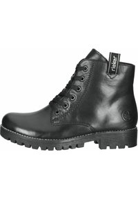 Rieker Stivaletti stringati - black