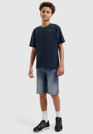 Ballin, LOOSE FIT CREWNECK SS T-SHIRTS - T-shirt basic - navy